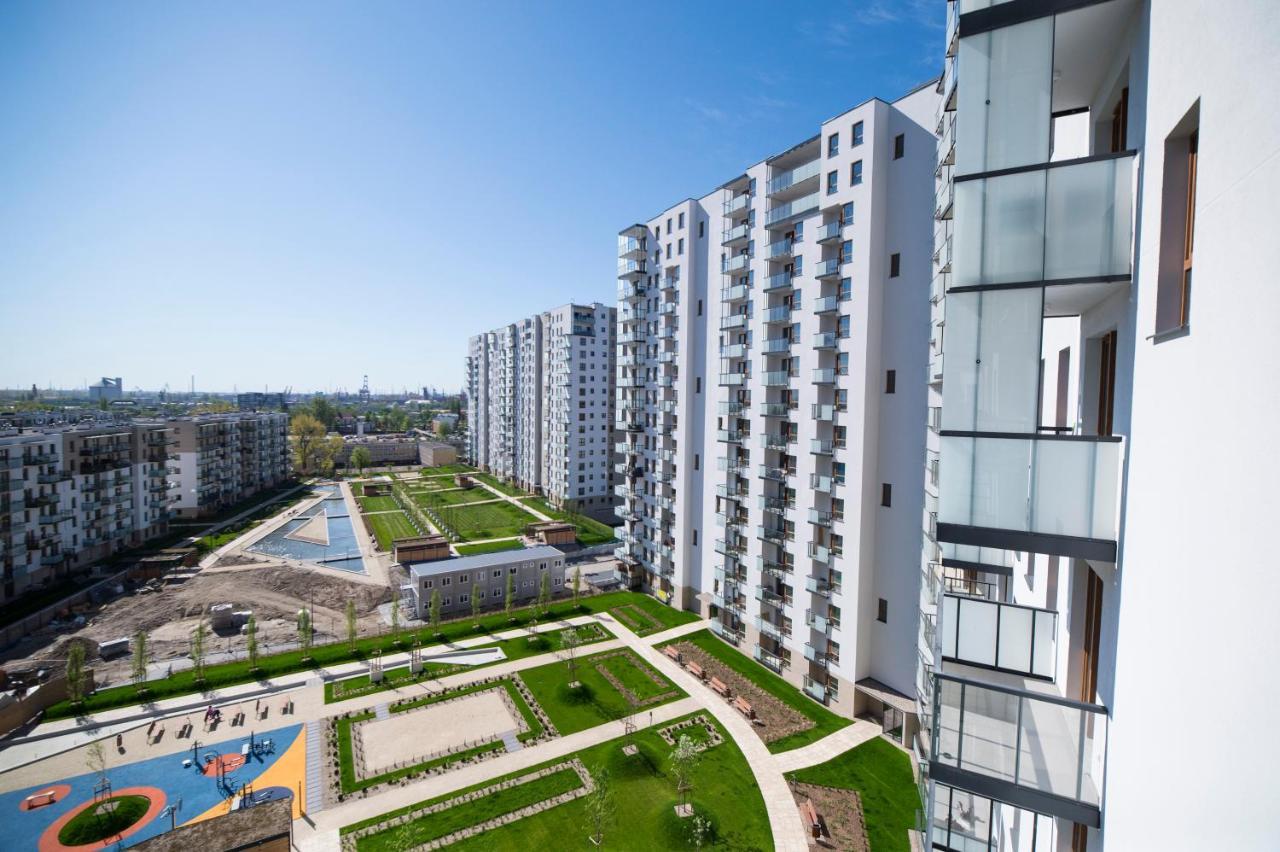 Citystay Nowa Letnica Gdansk Apartment מראה חיצוני תמונה