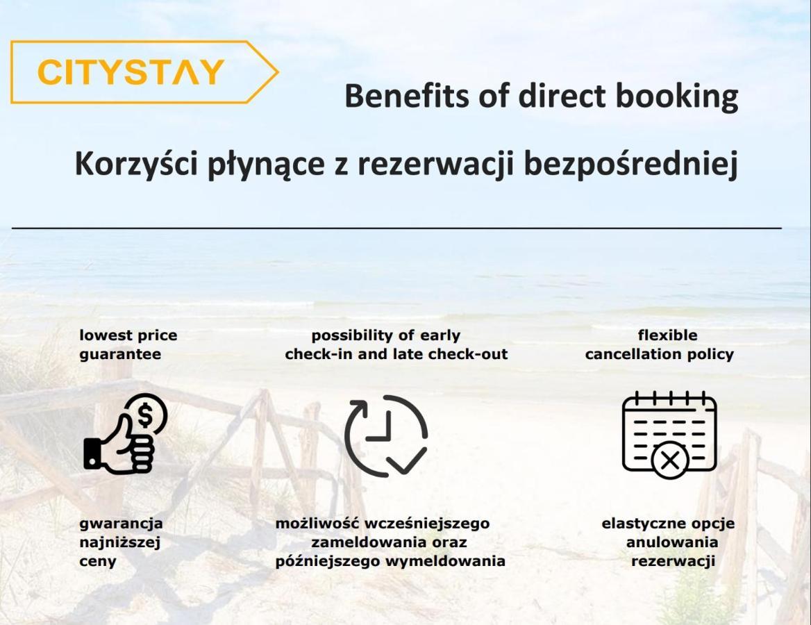 Citystay Nowa Letnica Gdansk Apartment מראה חיצוני תמונה